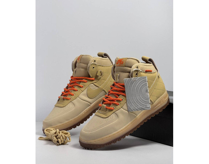 Nike Air Force 1 Duckboot Grain Starfish с мехом