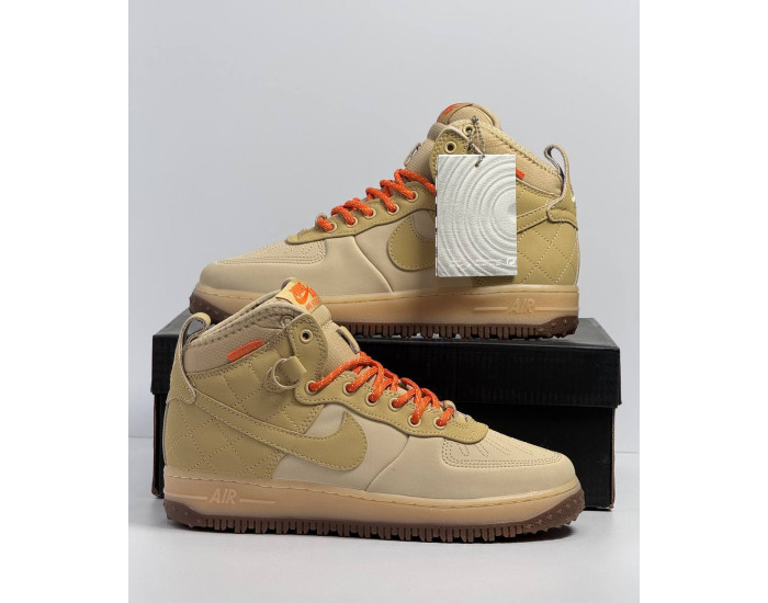 Nike Air Force 1 Duckboot Grain Starfish с мехом