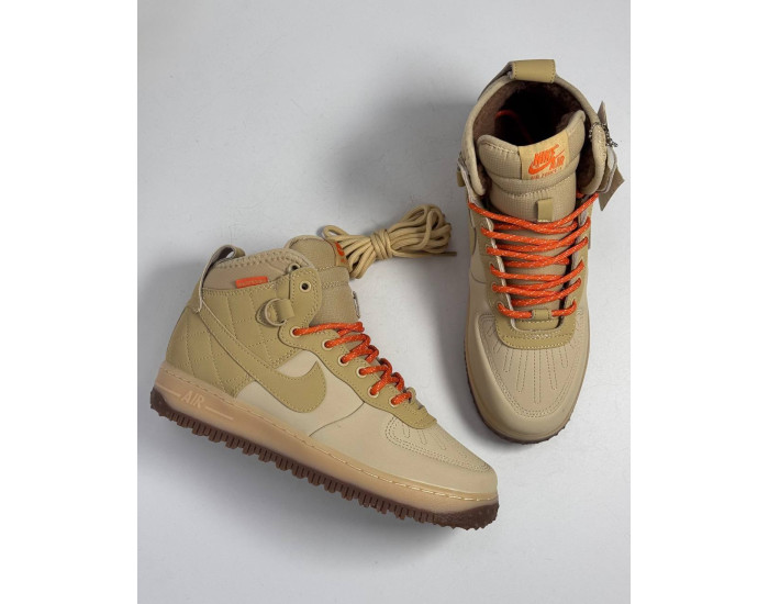Nike Air Force 1 Duckboot Grain Starfish с мехом