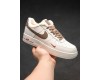 Nike Air Force 1 Low Beige/Brown с мехом