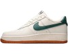 Nike Air Force 1 Low White/Green/Brown с мехом