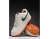 Nike Air Force 1 Low White/Green/Brown с мехом