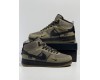 Nike Air Force 1 Mid Green Black Зимние