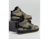 Nike Air Force 1 Mid Green Black Зимние
