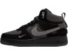 Nike Air Force 1 Mid Grey Black  Зимние