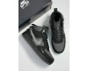 Nike Air Force 1 Mid Grey Black  Зимние