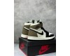 Nike Air Jordan 1 Retro High Dark Mocha  с мехом