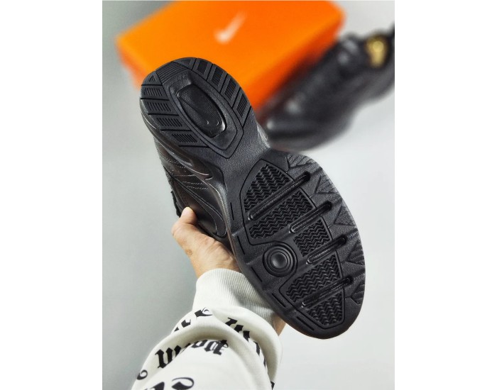 Nike Air Monarch Black Зимние С Мехом