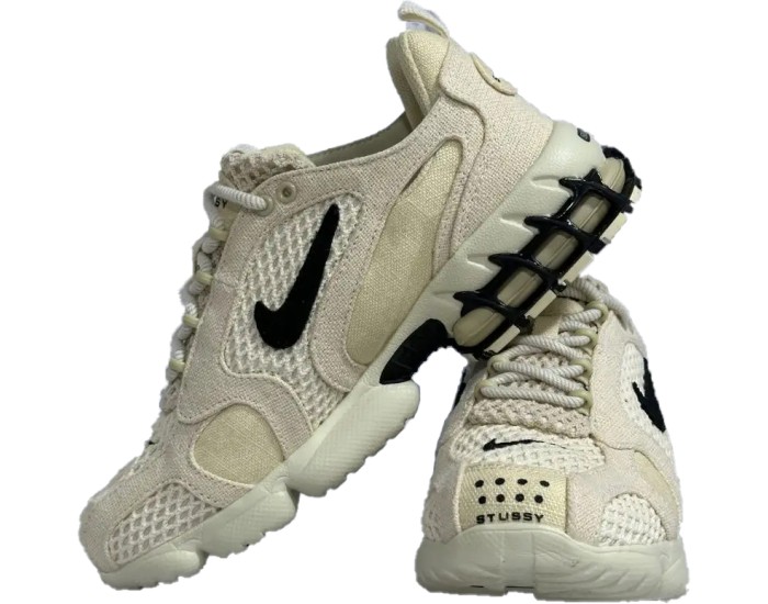 Nike x Stussy Air Zoom Spiridon Cage 2 Fossil