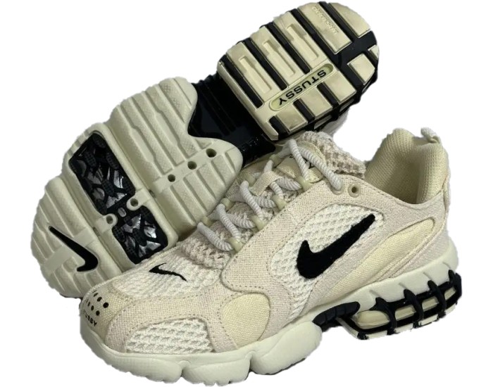 Nike x Stussy Air Zoom Spiridon Cage 2 Fossil