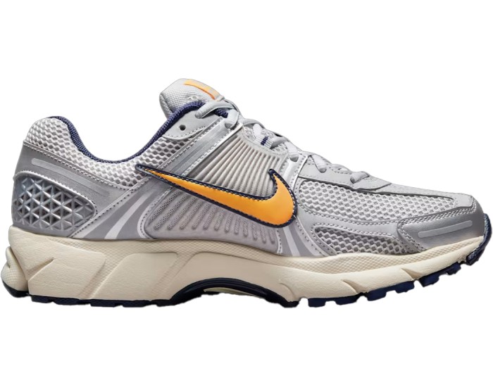 Nike Zoom Vomero 5 Pure Platinum and Laser Orange