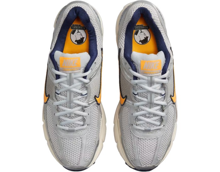 Nike Zoom Vomero 5 Pure Platinum and Laser Orange