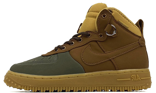 Nike Air Force 1 Duckboot Multicolor с мехом