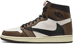 Nike Air Jordan 1 Retro white/brown