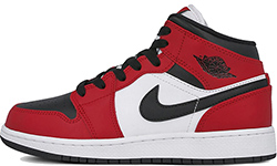 Nike Air Jordan 1 Mid Chicago Black Red